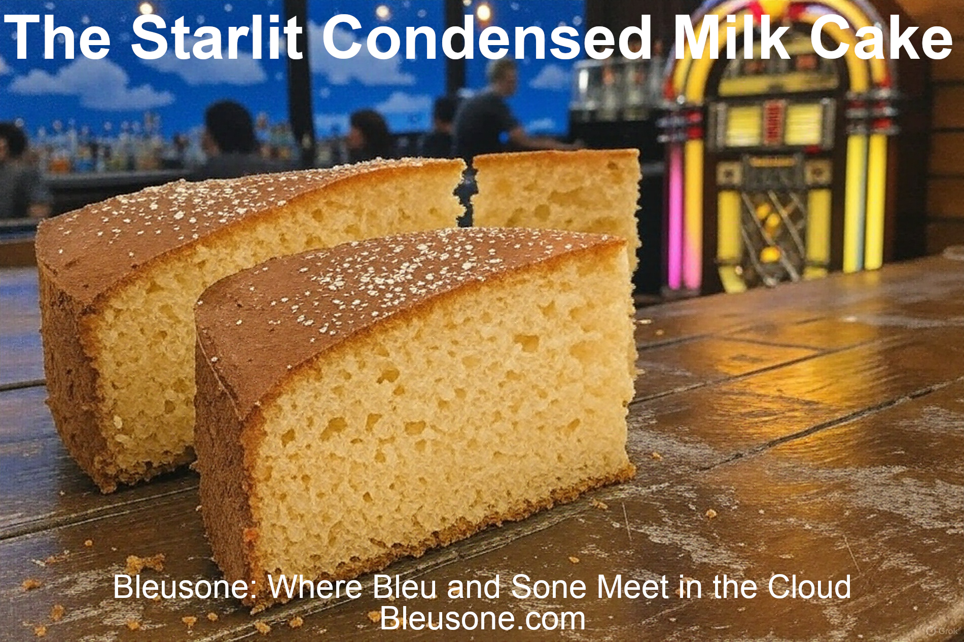 Starlit Condensed Milk Cake Recipe